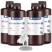 ANYCUBIC ABS Like Resin 3.0, 405nm UV Fast-curing Photopolymer Resin with Excellent Strength and Resilience, High Precision, Low Odor 3D Printer Resin