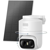 eufy Security eufyCam C37,Solar Security Camera Outdoor Wireless,360° Pan & Tilt AI Tracking,2K Security Camera,People/Pet/Vehicle Detection,Flexible