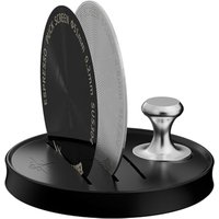 MHW-3BOMBER Puck Screen Matching Set, Espresso Metal Coffee Filter Reusable Espresso Filters, 0.2mm and 0.8mm Thickness with Espresso Puck Screen Stan