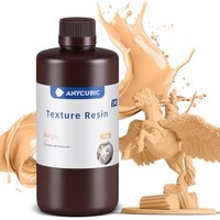 ANYCUBIC 14K 3D Printer Resin Beige 1kg, Superior Precision Texture Resin, 3D Printing Model With Matte Finish, Lower-Odor, Upgraded Toughness, 3D Res