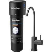 Waterdrop 10UB-B Under Sink Water Filter with Matte Black Faucet, NSF/ANSI 42 Certified, 11,000 Gallons High Capacity Water Filter System, Reduce PFAS