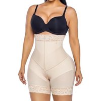 SHAPERX Shapewear Tummy Control Shorts V-Shaped Fajas Colombianas Postpartum Butt Lifter Body Shaper with Removable Straps