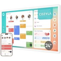 Cozyla Calendar Plus 2: 24" Digital Calendar Planner Smart Touchscreen Interactive Display for Family System Organizer, Chore Chart & Meal Planner Sup