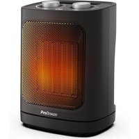 Pro Breeze 1800W Mini Ceramic Fan Heater - 2 Heat Settings & Fan Only Mode with Built-in Overheat and Tip Over Protection, Electric Heater for Home, O