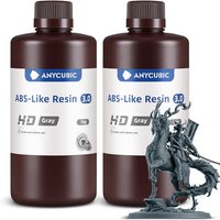 ANYCUBIC ABS Like Resin 3.0, 405nm UV Fast-curing Photopolymer Resin with Excellent Strength and Resilience, High Precision, Low Odor 3D Printer Resin