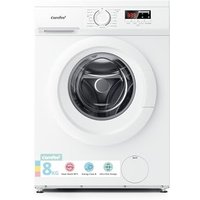 COMFEE' Freestanding Washing Machine,8KG Load,1400RPM,Heat Wash,Quick Wash,BLDC Durable Inverter Motor,White-CFE12EW80/W 8KG A Rated