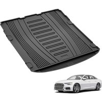 3W Boot Liner Fit for Audi A6 Fifth C8/4K 2018-2024, All Weather Thorex⢠Heavy Duty Trunk Mats for A6,Pet Dog Friendly Car Boot Mat Cover Watetproof