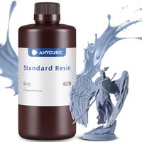 ANYCUBIC Standard 3D Printer Resin, LCD UV 405nm Rapid Photopolymer 3D Resin for 6K/8K/12K/14K LCD 3D Printers(1000g, Grey) A-Grey 1000g 1000g