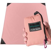 Odoland Outdoor Pocket Travel Blanket Beach Mat - Waterproof Sand Proof Beach Blanket, Picnic Mat - Multi Colour and Sizes - Portable Lightweight for