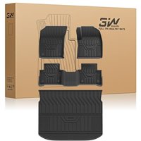 3W Floor Mats & Boot liner Fit for Nissan Qashqai 2023-2025 2026 (Not for e-Power), Thorex⢠All Weather Car liners and Cargo Mats, Dog Friendly Trun