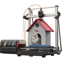 Anycubic Kobra 3 MAX Combo 3D Printer,Print Size 420 * 420 * 500mm,600mm/s Ultra-Fast Multicolor Printing, Drying and Printing in one, Suitable for Al