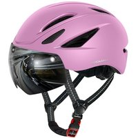 #ad Amazon Odoland_AV-UK Odoland Bike Helmet - Adult Bicycle Helmet with Detachable Magnetic Goggles Visor - Mountain Road Cycling Certified Lightweight Helmet Adjustable for