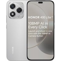 HONOR 400 Lite Unlocked 5G Android AI Smartphone, AI Camera Button,108MP Camera,8GB+256GB Storage,Water Resistance,Velvet Gray, 6 Months Extended Warr