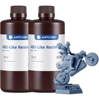 ANYCUBIC Water Washable ABS-Like 3D Printer Resin, High Toughness and Durability, High Precision and Easy to Post-Process, Low Odor, Wide Compatibilit
