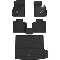 3W Floor Mats & Boot Liner Fit for 2023 2024 2025 2026 BMW X1 U11(Not for Xdrive 25e Petrol Hybrid), All Weather Dog Friendly TPE X1 Liners, Waterproo