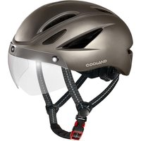 #ad Amazon Odoland_AV-UK Odoland Bike Helmet - Adult Bicycle Helmet with Detachable Magnetic Goggles Visor - Mountain Road Cycling Certified Lightweight Helmet Adjustable for