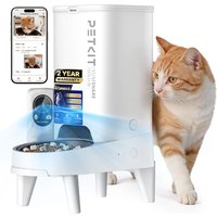 PETKIT Automatic Cat Feeder with Camera, Upgraded Multi-Cat Recognition | Yumshare Solo 2, 3L Pet Dry Food Dispenser, 1080P HD with Night Vision, 2-Wa