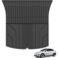 3W Boot Liner Fit For Tesla Model Y 2021-2024 2025 2026 Juniper, All Weather Dog Friendly Thorex⢠Custom Fit New Model Y Juniper, Waterproof Non Sli