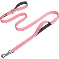Fida Heavy Duty Dog Leads for Medium/Large Dogs, 1.8M / 6FT Traffic Handle & Advanced Hook for More Control, Reflective Dog Lead for Daily Walking & T