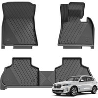 3W Floor Mats Fit for BMW X5 G05 2019-2026, All Weather Thorex⢠Car Mat, Dog Friendly Waterproof Anti-Slip Easy to Clean Heavy Duty Floor Liner BMW