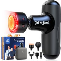Bob and Brad Q2 Ultra Massage Gun with Infrared Heating Head, Pocket-Sized Deep Tissue Massager, Portable Quiet Massage Device with Carry Case for Hom