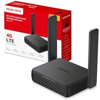 MERCUSYS MB113-4G LTE 4G Router with SIM Card Slot, Portable WiFi Travel Router for Caravan, Vacation & Remote Work, Foldable Antennas, Plug & Play, U