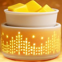 Maromamix Ceramic Wax Melts WarmerâElectric Candle Wax Warmer for Scented Wax PTC Heating Wax Burner Fragrance Wax Melter with 7 Colors Light Gift &