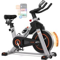 YOSUDA 2026 New Exercise Bike, Indoor Spin Bike for Home Use รขยย 85 lbs Resistance, HR Monitor, LCD & App, Silent Magnetic, Tablet Holder, 8-Level Sea