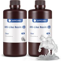 ANYCUBIC ABS-Like Resin 3.0, Upgraded 14K 3D Printer Resin with Enhanced Strength and Toughness, High Precision, Low Odor, Wide Compatibility for All