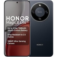 HONOR Magic8 Lite 5G Mobile Phone, 7500mAh Three-Day Battery,HONOR Ultra-Bounce Anti-Drop,108MP AI Camera,8GB RAM 512GB,IP68,IP69 Water and Dust Resis