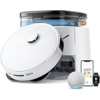 Lefant M3 Robot Vacuum Cleaner with Mop, 12,000Pa Suction, All-in-One Station Self-Emptying, dToF Laser Navigation, Dual-Spin Mops, 45°C Hot Water Au
