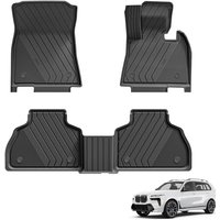 3W Floor Mats Fit for BMW X7 G07 7 Seats 2019-2026, All Weather Thorex⢠Car Mat, Dog Friendly Waterproof Anti-Slip Easy to Clean Heavy Duty 7 Passen