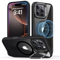 ESR for iPhone 16 Pro Case, Compatible with MagSafe, Military-Grade Protective Case, Built-In Stash Stand Phone Case, Scratch-Resistant Back Cover, Cl