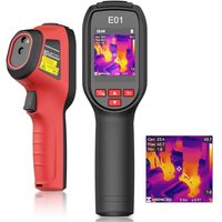 HIKMICRO Thermal Camera E01, SuperIR Resolution 240x240, SuperSceneâ¢, 20Hz Refresh Rate, Portable Handheld Infrared Thermal Imaging Camera with Lase