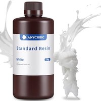 ANYCUBIC Standard 3D Printer Resin, LCD UV 405nm Rapid Photopolymer 3D Resin for 6K/8K/12K/14K LCD 3D Printers(1000g, White) B-White 1000g 1000g