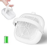 Mini Portable Nail Dust Collector with High-Suction Vacuum for Nail Salon & Home, Rechargeable Small Quiet & Cordless, 60° Standing Use Design for Na