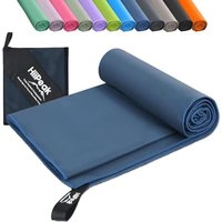 HiiPeak Large Microfibre Towel (180x90cm) Compact Camping Beach Towel - Quick Dry Lightweight Absorbent Sports Gym Swimming Hiking Drying Towel for Me