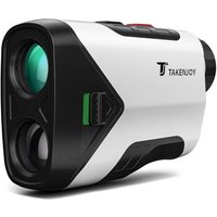 TAKENJOY 1200Y Golf Range Finder with Slope, 7X Magnification Range Finder Golf with Flag Locking Vibration, Rechargeable Golf Range Finder with Magne