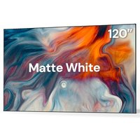 Valerion 120" Fixed Frame Projector Screen, 1.3 Gain High Contrast, 4K/8K/3D Ready, Enhances Image Quality, Compatible with Short, Ultra Short & Long