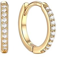 PROSTEEL Huggie Hoop Earrings for Women, Hypoallergenic 925 Sterling Silver Post Lightweight Small Sleeper Cartilage Earrings Tiny Hoops 8/10/12/14/15