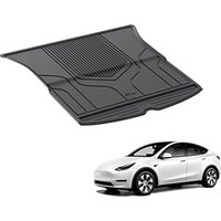 3W Boot Liner for Tesla Model Y 2020-2024 and New 2025-2026 Juniper, TPE All-Weather Customised Boot Mat Set Model Y Juniper Car Boot Accessories, Wat