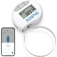 RENPHO Tape Measure Body for Weight Loss, Smart Body Tape Measure for Body Circumference Measurement, Fitness Body Composition Monitors with APP, Leng