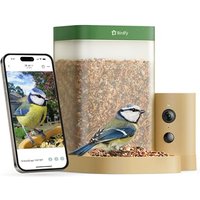 Birdfy Rookie Bird Feeder Camera, Smart Bird Feeder with Camera Night Vision, Slow-Motion Antics with 1080P FHD Videos, Bird Camera IP66 Waterproof fo
