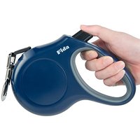 Fida Retractable Dog Lead, 5m Extendable Dog Lead for Large Dog Up to 50KG with Anti-Chew Wire | 360° Tangle Free | Strong Nylon Tape | Reflective St