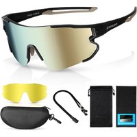 #ad Amazon Odoland_AV-UK Odoland Polarized Sports Sunglasses - Interchangeable Lenses for Cycling, Running, Hiking, Fishing & Driving UV400 Protection, Lightweight Frame, Unis