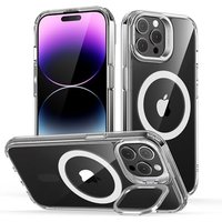 ESR for iPhone 14 Pro Max Case, Compatible with MagSafe, Military-Grade Protection, Built-In Camera Ring Stand, Classic Kickstand Magnetic Case for iP