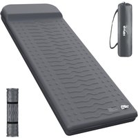 HiiPeak Memory Sleeping Pad, 7.6CM Thick Compact Foam Sleeping Mats with Pillow, 9.5 R-Value Insulated Camping Mattress Pad, Easy Inflate & Deflate, I