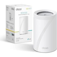 TP-Link Deco BE65 Pro(1-pack) BE9300Mbps Tri-Band Whole Home Mesh WiFi 7 System, 2x 5 Gbps & 1x 2.5 Gbps Gigabit Ports, Seamless AI-Driven WiFi Extend