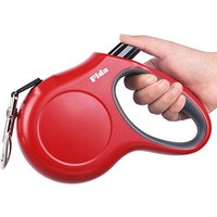 Fida Retractable Dog Lead, 5m Extendable Dog Lead for Large Dog Up to 50KG with Anti-Chew Wire | 360° Tangle Free | Strong Nylon Tape | Reflective St