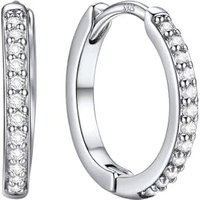 PROSTEEL Huggie Hoop Earrings for Women, Hypoallergenic 925 Sterling Silver Post Lightweight Small Sleeper Cartilage Earrings Tiny Hoops 8/10/12/14/15